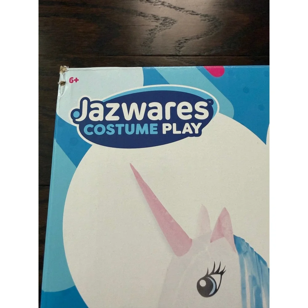 Jazwares Kids Inflatable Unicorn Rider Costume 3 Piece Set One Size JWC7595